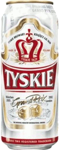 Tyskie blik van 0,50 liter